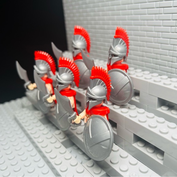 Spartan Warrior Custom Minifigures Lot of 5 - Picture 3 of 4